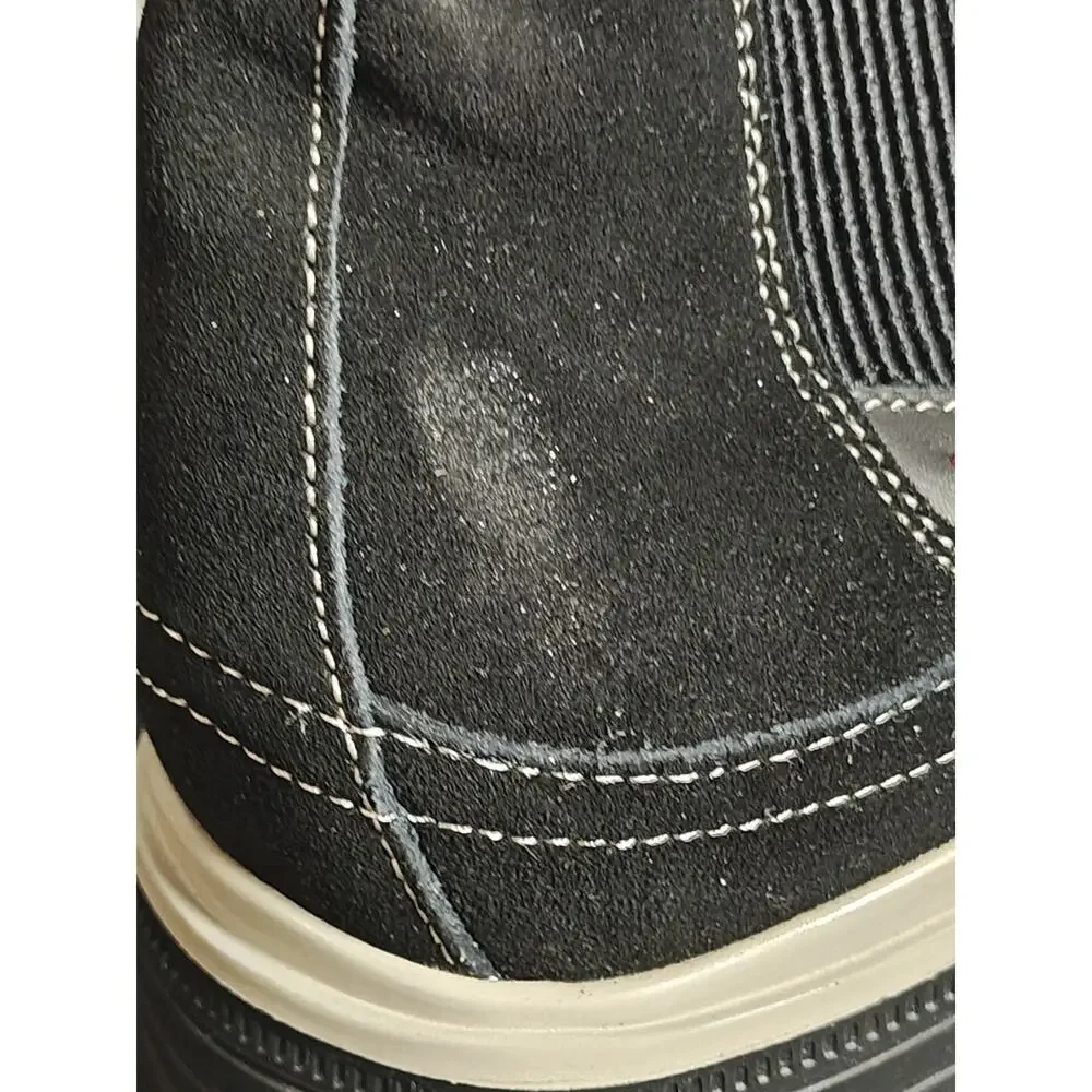 STACY ADAMS Men's 11.5 Tigran Black Men's Chelsea Boot NWT Blemishes